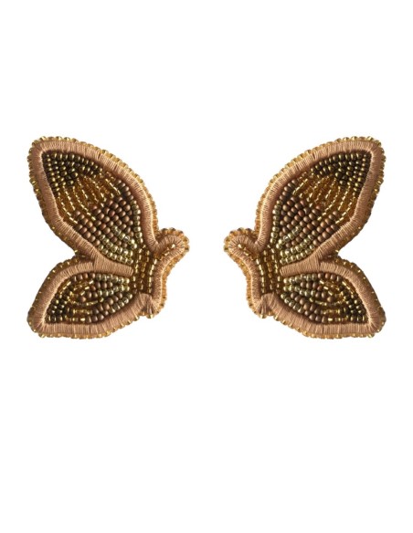 Maxi gold earrings in the shape of butterflies