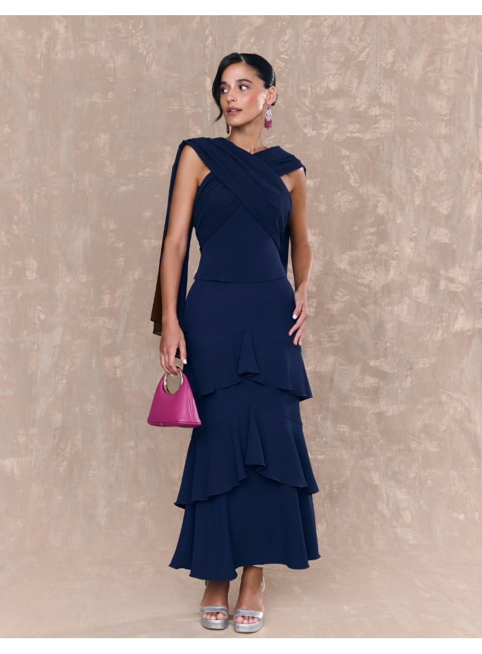 Top de invitada multiposición con escote corazón