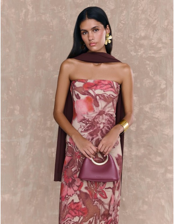 Chal de gasa marrón