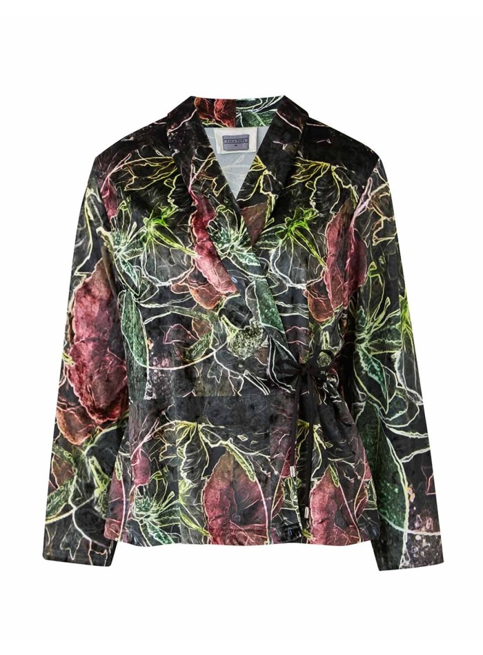 Printed party blazer by CoCo VeVe at INVITADISIMA