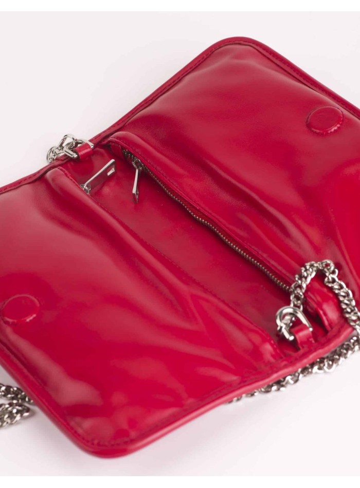 Sac en cuir tressé avec chaîne