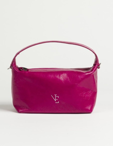 Sac en cuir avec poignée fixe et sangle réglable