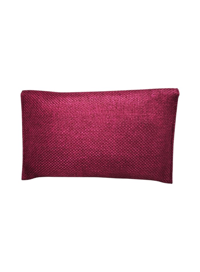 Portefeuille en jute avec broche