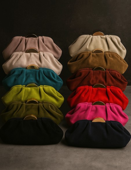 Bolso de fiesta de antelina para invitada todos los colors