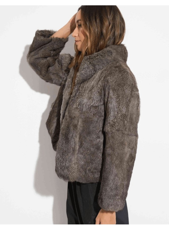 Natural fur jacket