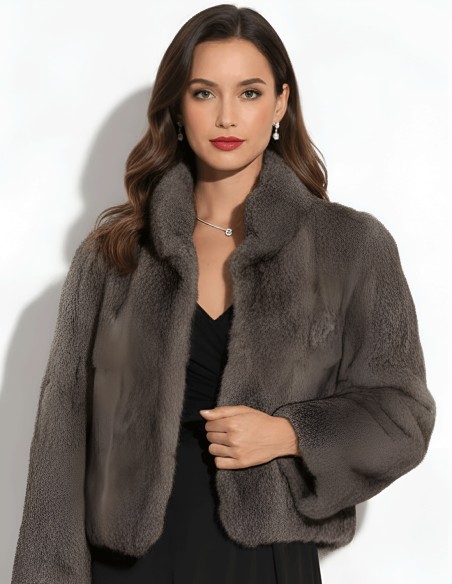 Natural fur jacket