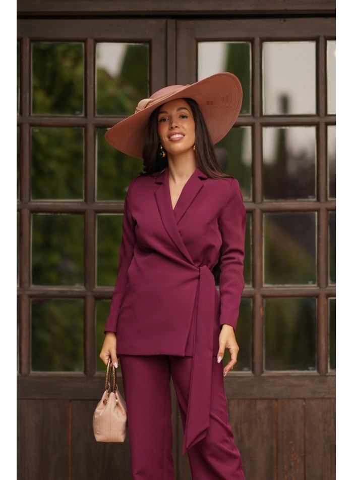 Ensemble composé d'une veste croisée avec...