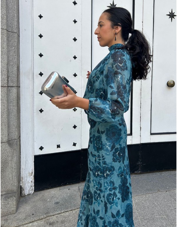 Bolso de fiesta elegante metalizado 2