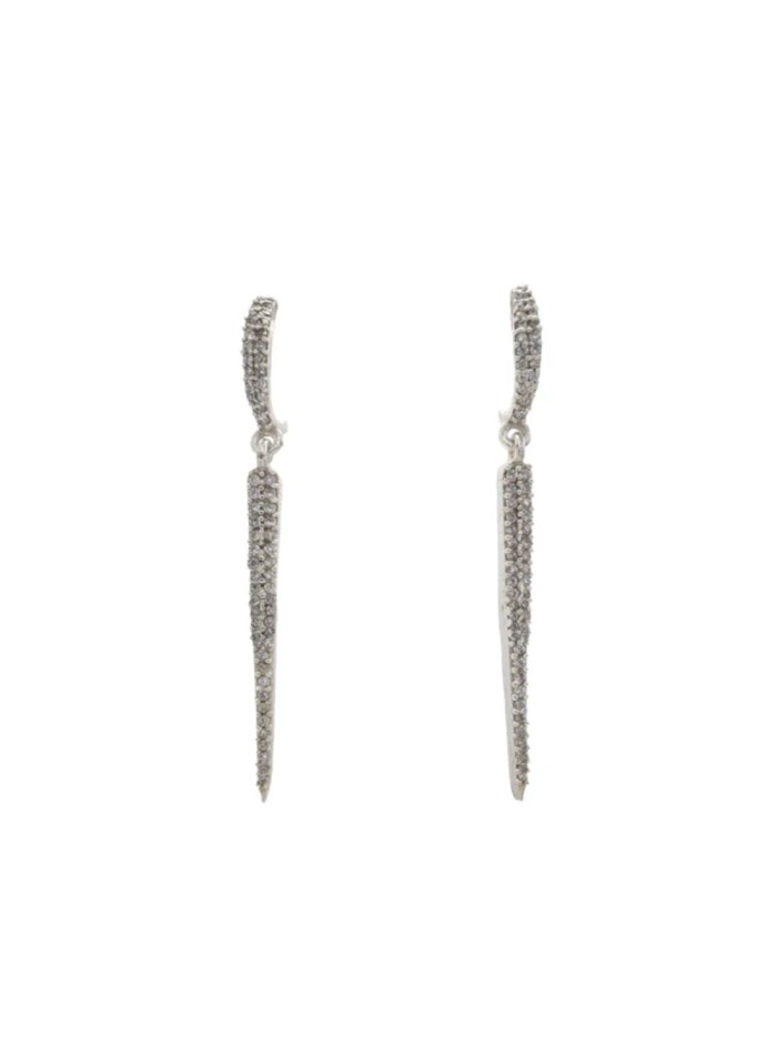 Sterling silver earrings with moonstone and...