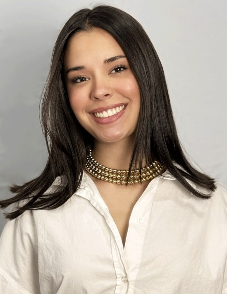 Gold Choker with 3 rows of beads