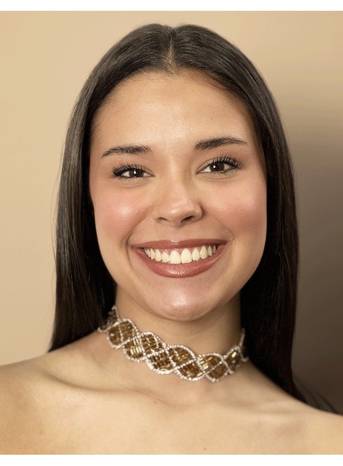 Choker de Pedrería Marrón Hecho a Mano