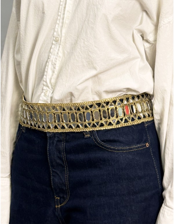 Ceinture large avec miroirs réglables 2