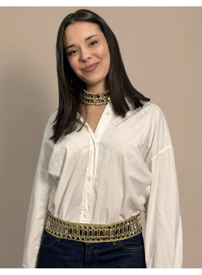 Ceinture large avec miroirs réglables