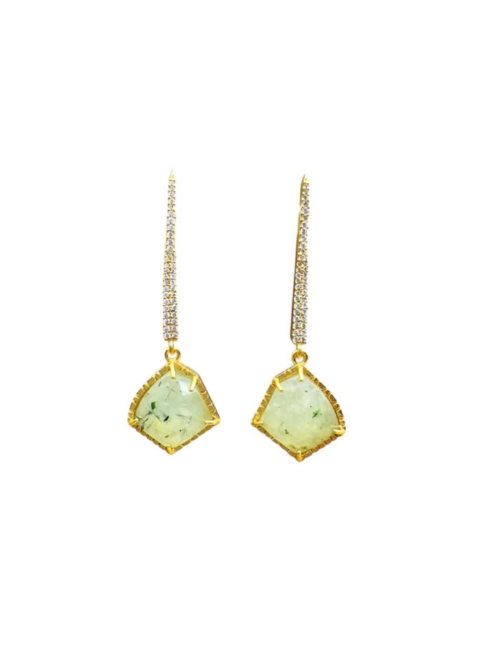 Boucles d'oreilles au design allongé avec...