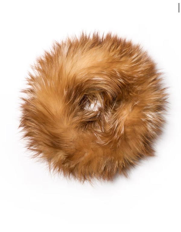 Collier en cuir naturel élastiqué marron 2