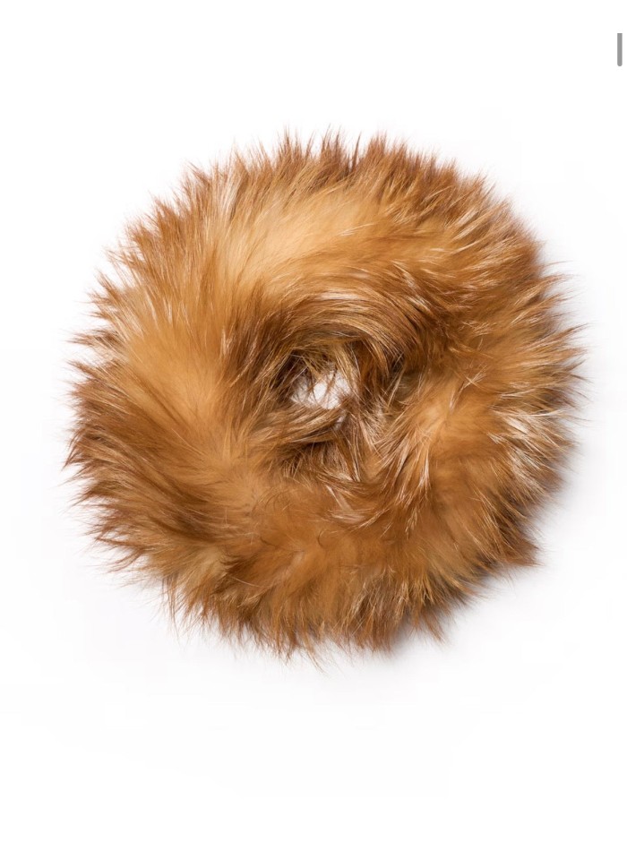 Collier en cuir naturel élastiqué marron