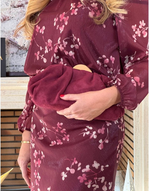 Sac de fête en cuir verni pour les invités