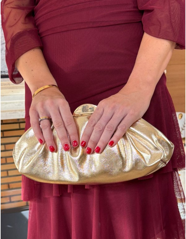 Metallic gold-plated guest handbag 2