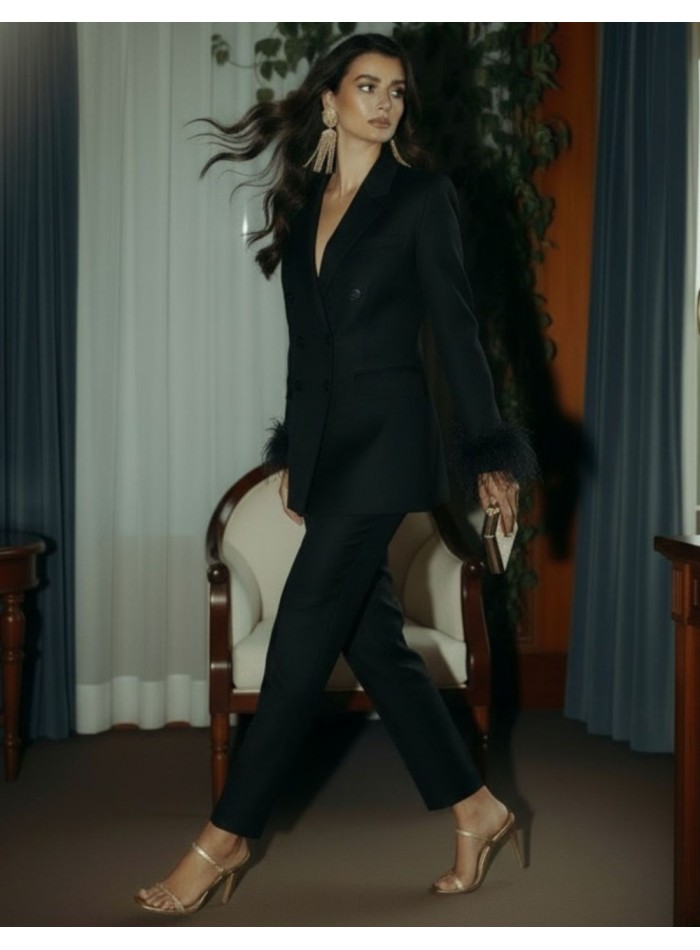 Pantalon long structuré avec poches