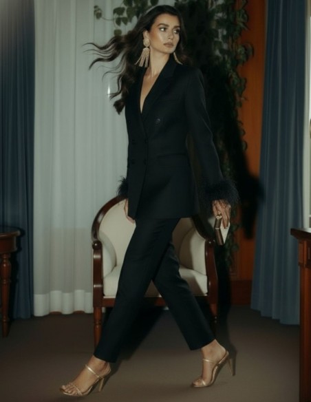 Pantalon long structuré avec poches