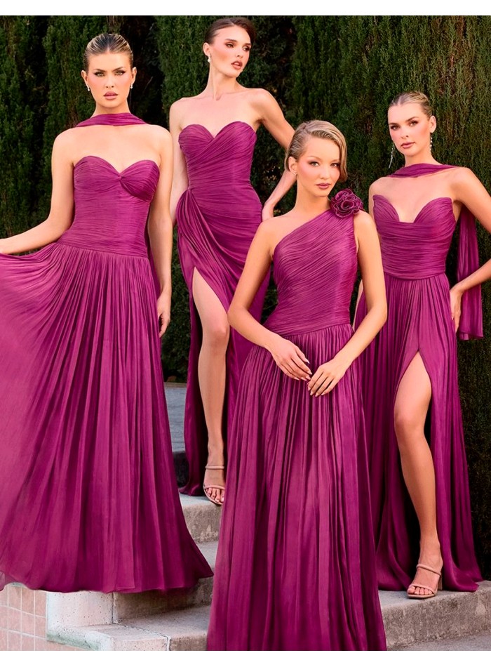 Strapless strapless long dress with sweetheart...