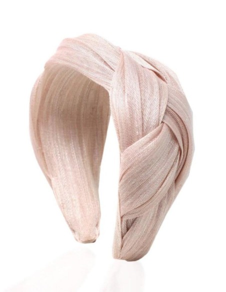 Sinamay silk braided headband for guests