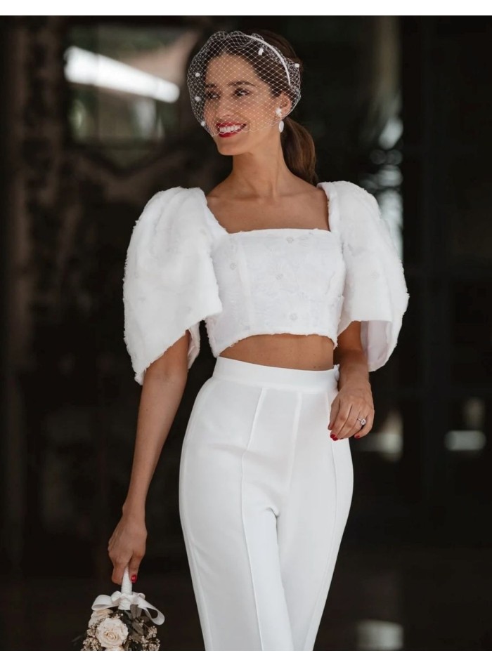 Bandeau fin pour invités avec voile léger