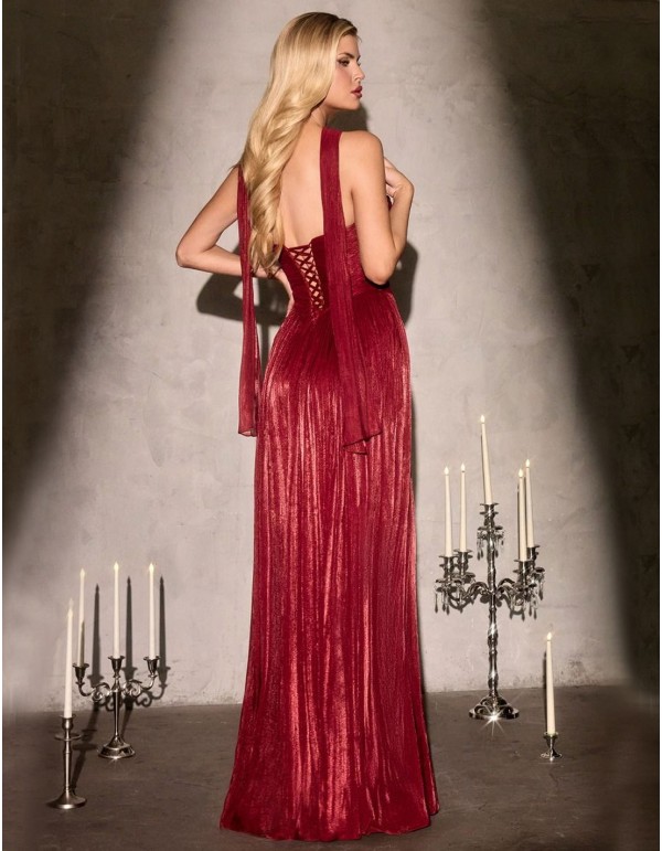 copy of Robe de mariée longue avec décolleté en cœur et...