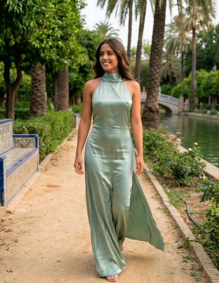 vestido para graduaciones escote halter