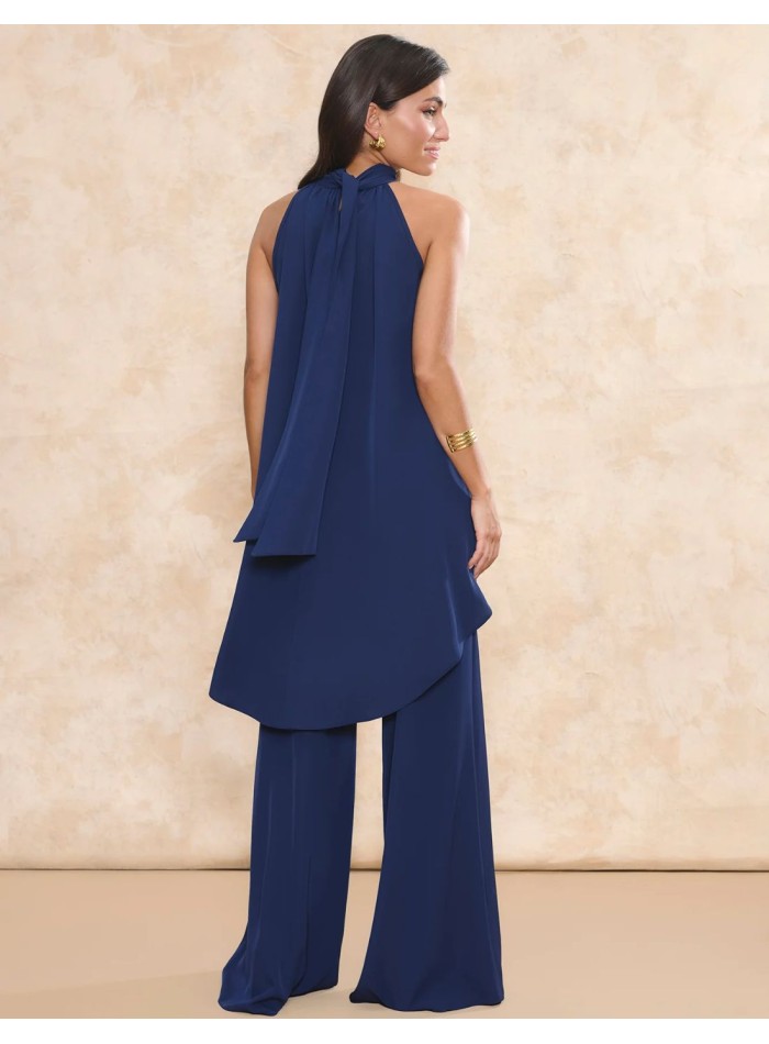 Pantalon d'invité à taille haute de couleur...