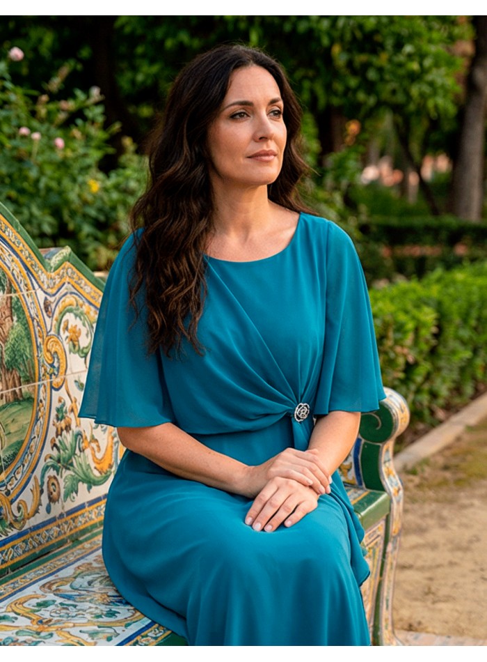 vestido de madrina talla grande