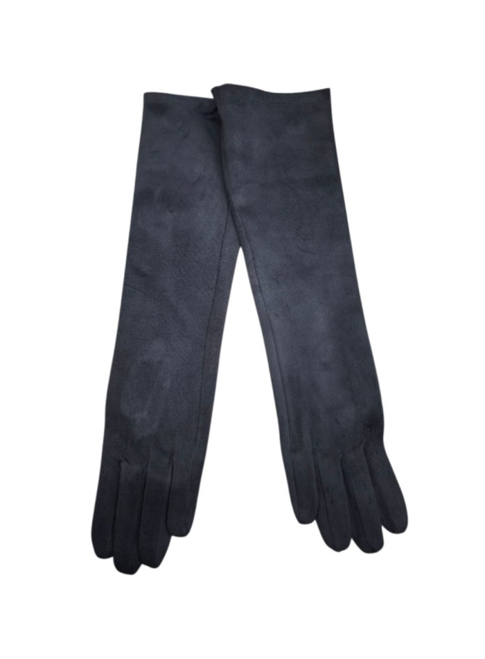 Gants d'invités en daim gris