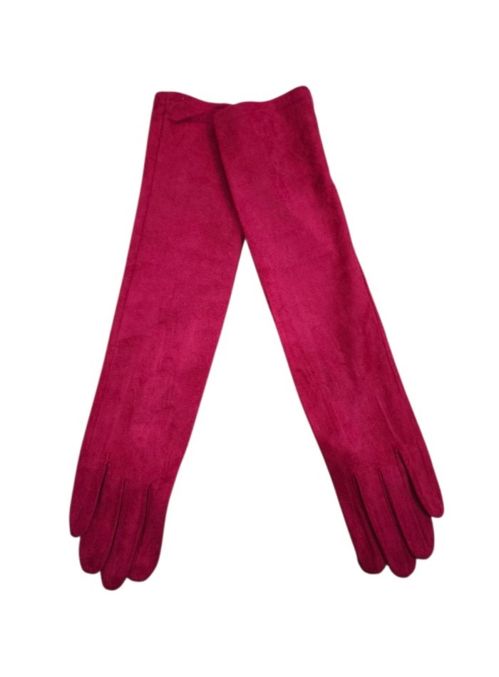 Guantes de antelina para invitada en color...