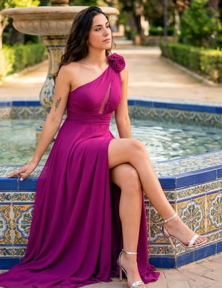 vestido de fiesta largo juvenil y elegante