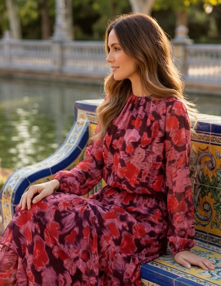 Ensemble de jupes midi imprimées à volants