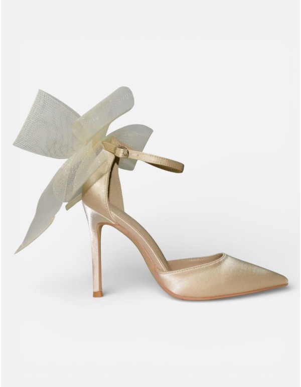 Set de tacones con lazo