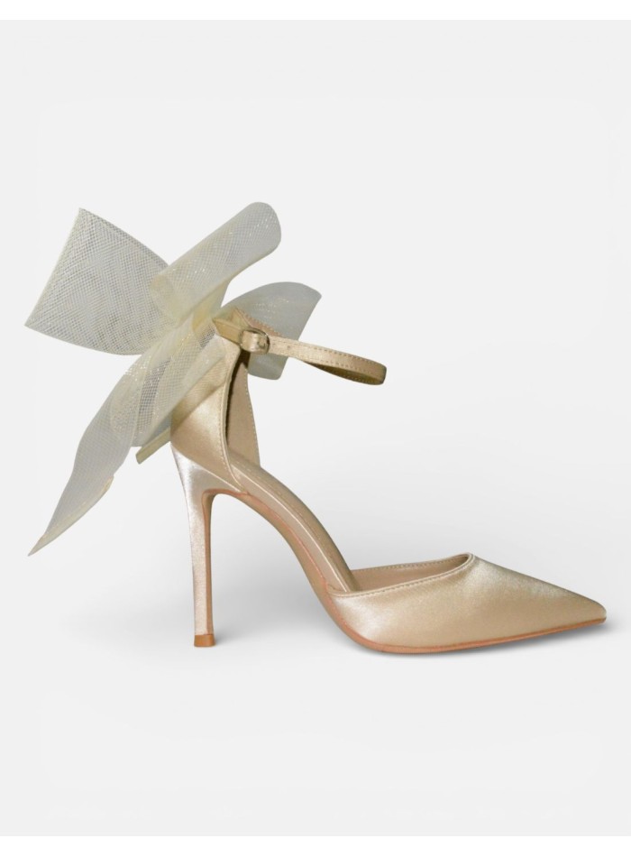 Set de tacones con lazo