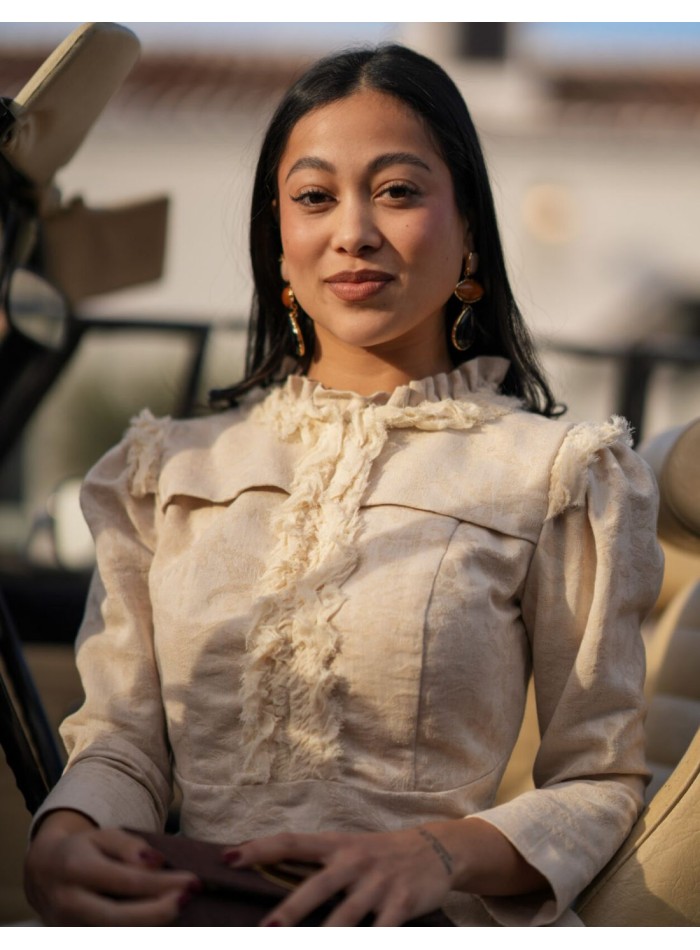 Conjunto de top y falda