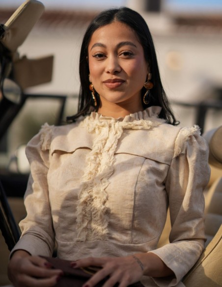 Conjunto de top y falda