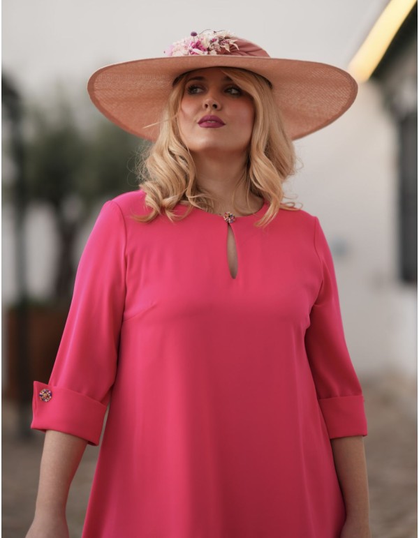 Ensemble deux pièces de couleur fraise avec veste et... 2