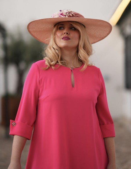 Conjunto de dos piezas en tono fresa para invitadas