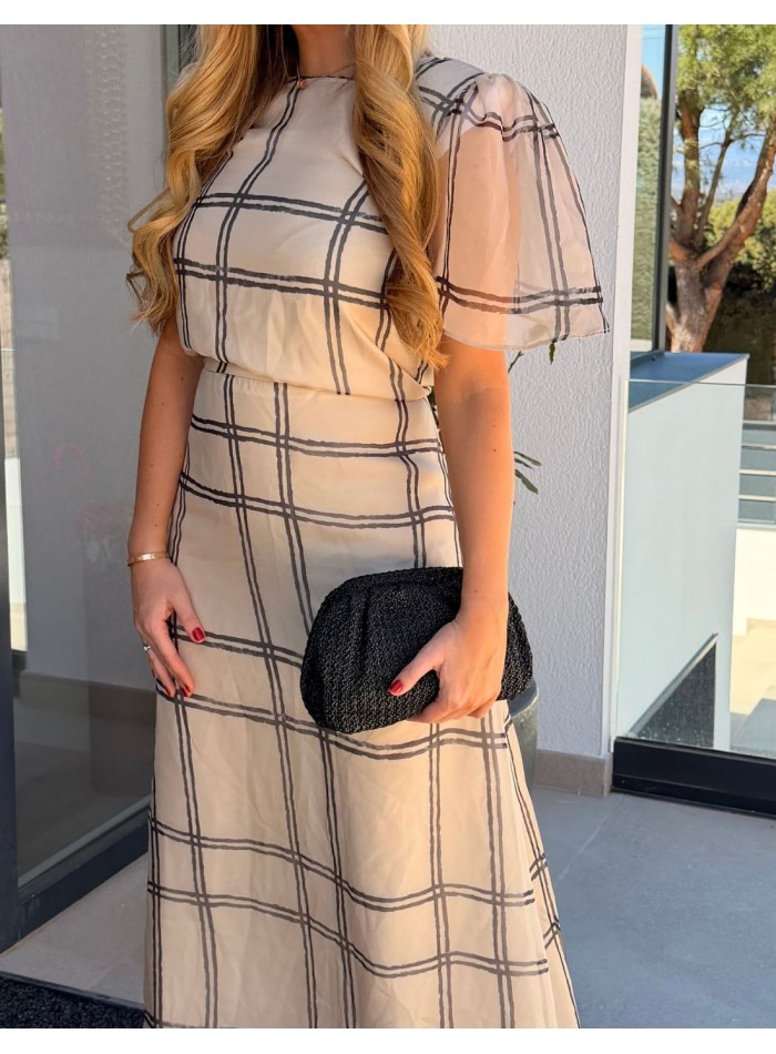 Black raffia handbag for guests