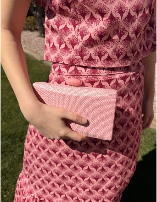 Bolso para invitada de rafia 2