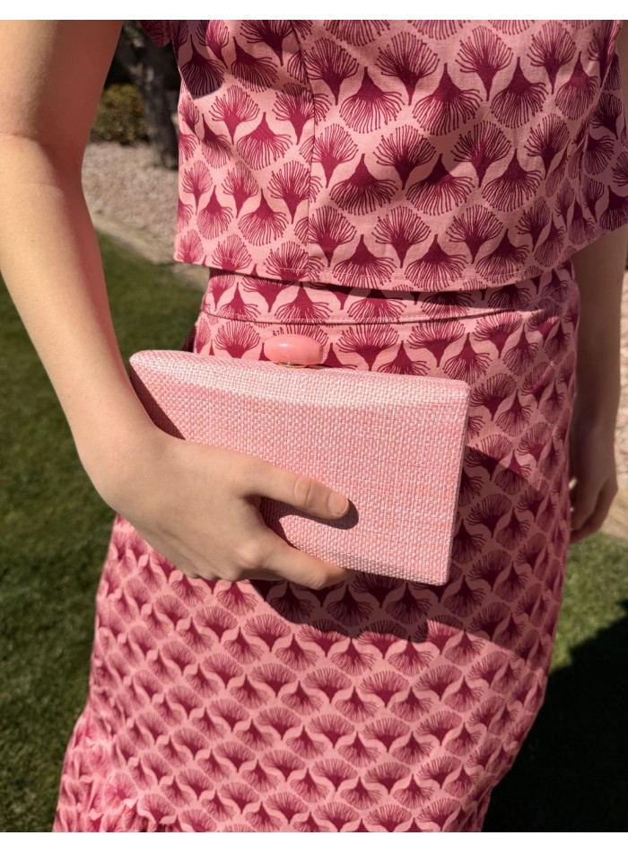 Raffia guest handbag