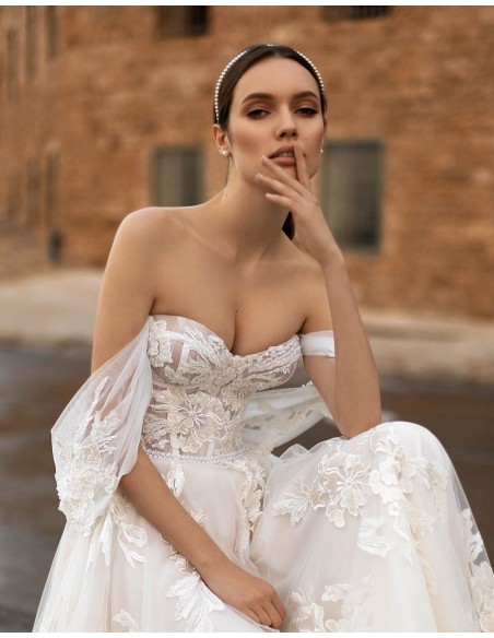 Pearl headpiece for brides