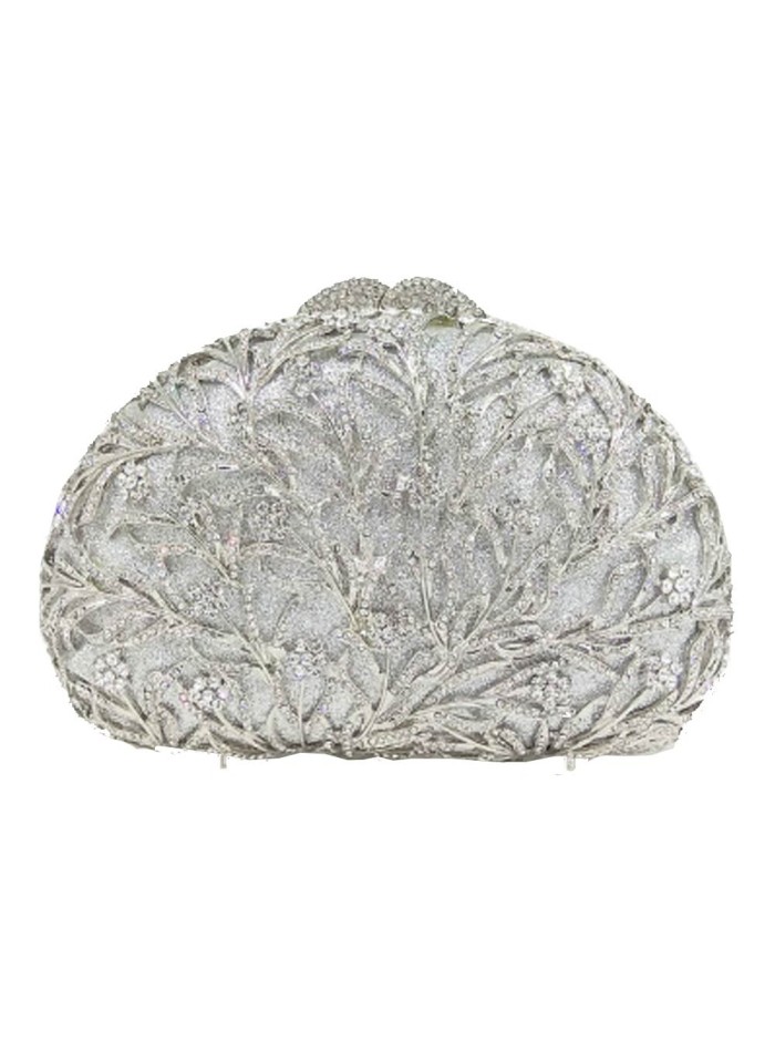 Bolso joya con pequeñas flores de cristal de Swarovski para invitada Lauren Lynn London Accessories - 5 