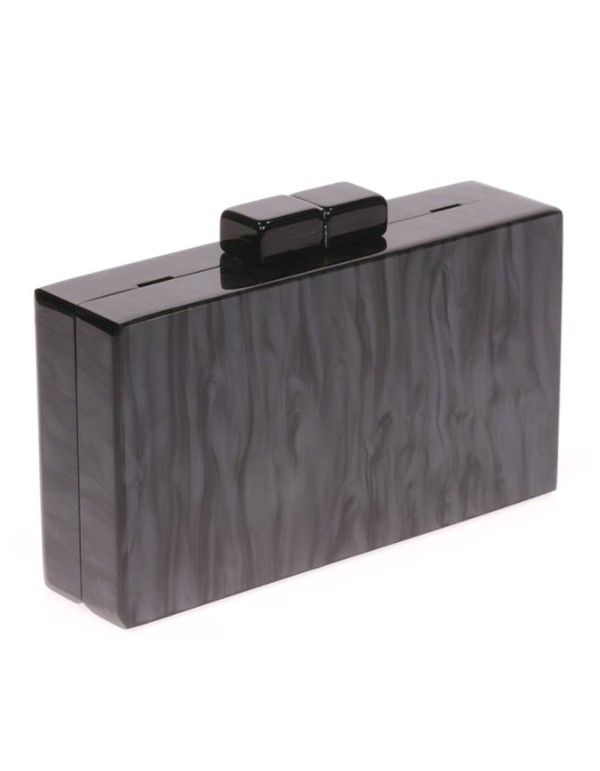 Bolso de fiesta nacarado negro