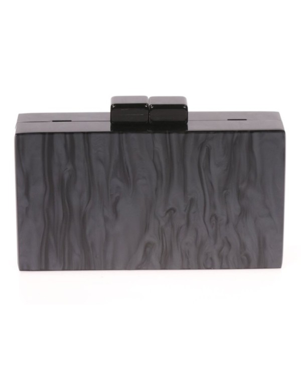 Pearly black clutch handbag Lauren Lynn London Accessories - 1  2