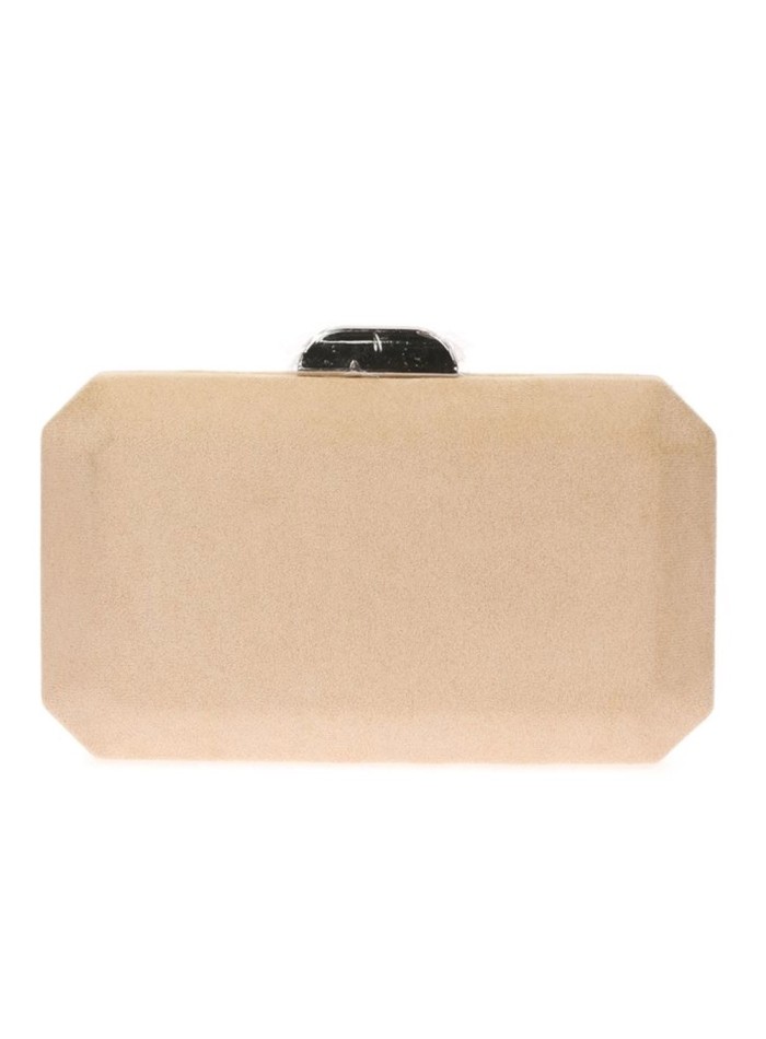 Bolso de antelina octogonal con cierre metalizado Lauren Lynn London Accessories - 5 