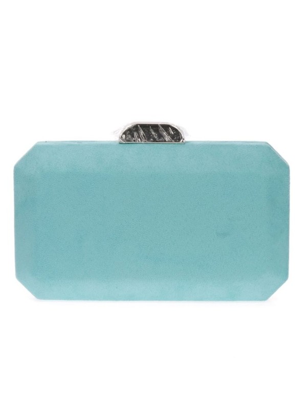 Bolso de antelina octogonal con cierre metalizado Lauren Lynn London Accessories - 12